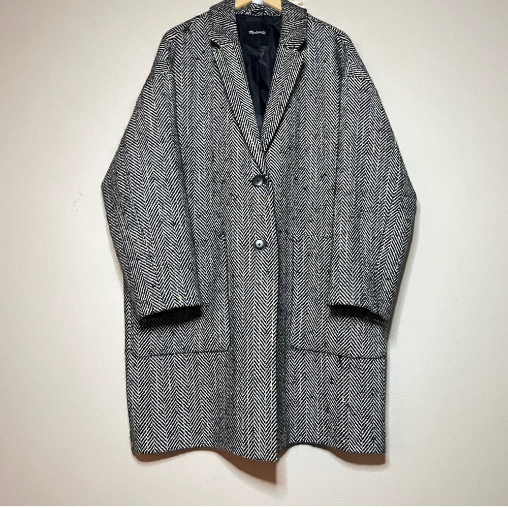 Madewell Elmcourt Fleckled Herringbone Coat - Picture 5 of 16